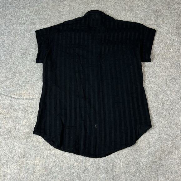 Rails Cito Stripe Button Front Linen Blend Shirt Women's Small Beachy Vacay - Picture 7 of 8